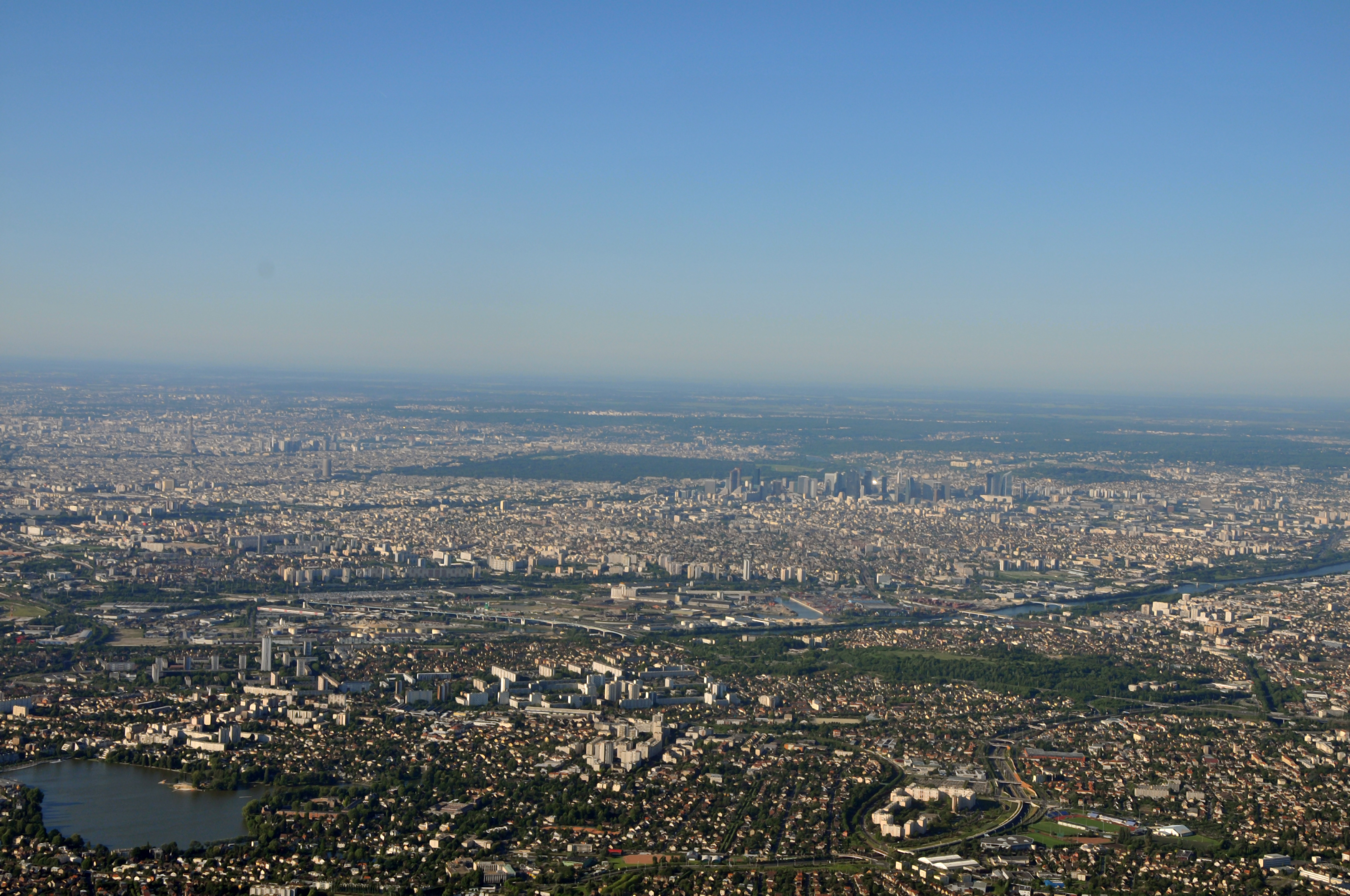 Vue aérienne La Défense Paris